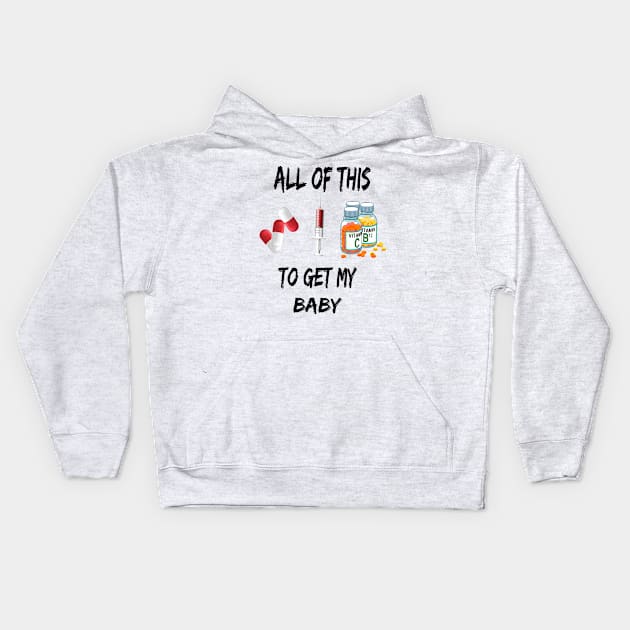 pregnant woman Kids Hoodie by StoreMoustafa